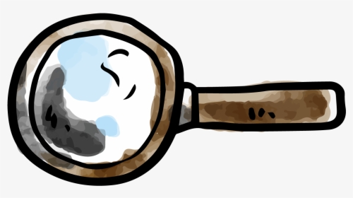 Magnifying Glass Drawing Computer File - Watercolor Magnifying Glass Clipart, HD Png Download, Free Download