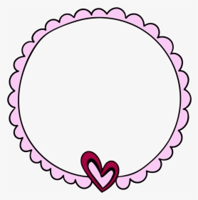 Heart Frame - Heart Love Border Circle, HD Png Download, Free Download