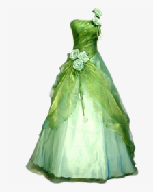 Ball Gown Clipart - Princess And The Frog Inspired Dress, HD Png Download, Free Download