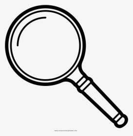 Magnifying Glass Coloring Page - 放大鏡 Png, Transparent Png, Free Download