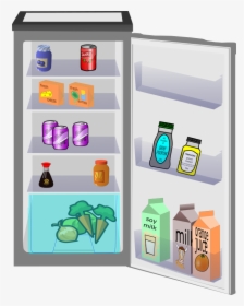Fridge Open - There Is There Are Fridge, HD Png Download, Free Download