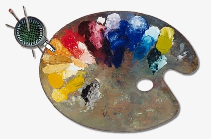 Clip Art Art Supplies Images - Artist Color Palette, HD Png Download, Free Download
