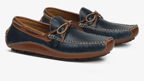 Drake Bison Loafer In Navy "  Class="lazyload Lazyload - Suede, HD Png Download, Free Download