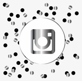 Instagram, Silver, Icon, Symbol, Social Media, Web - Black And Gold Facebook Icon, HD Png Download, Free Download