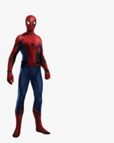Spider-man Standing Png Pic - Spider Man With Shield, Transparent Png, Free Download