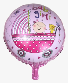 Baby Girl Png -balloon, Hd Png Download - Balloon, Transparent Png, Free Download