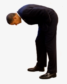Obama Standing Png - Man Looking Down Png, Transparent Png, Free Download