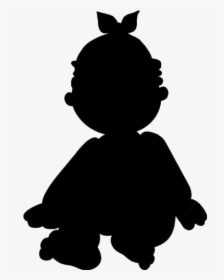 Scarecrow Baby Girl Png Transparent Images - Baby Girl Silhouette, Png Download, Free Download