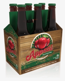 A Rendering Of Appeal Hard Cider Folding Carton Packaging - Bottle Multipack, HD Png Download, Free Download