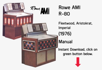 Rowe Ami R80 Jukebox, HD Png Download, Free Download