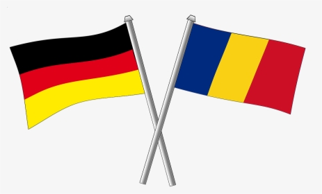 German And Romania Flag, HD Png Download, Free Download