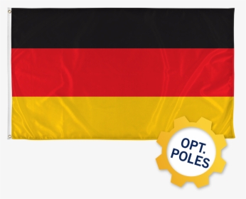 Germany Flag W/ Optional Flagpole - Flag, HD Png Download, Free Download