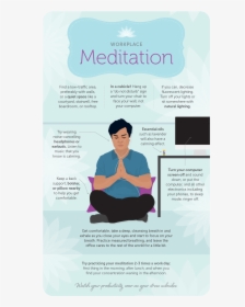 How Five Minutes Of Meditation Can Change Your Life - Workplace Meditation At Work, HD Png Download, Free Download