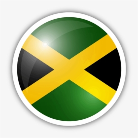 Jamaica Flag In A Circle, HD Png Download, Free Download