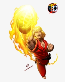 The Th Tribute Ken - Street Fighter Art Ken, HD Png Download, Free Download