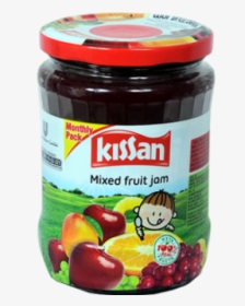Jam Jar Transparent Png - Kissan Mixed Fruit Jam Bottle, Png Download, Free Download