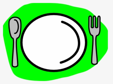 Irish Clipart Gym - Cartoon Plate Knife And Fork, HD Png Download, Free Download