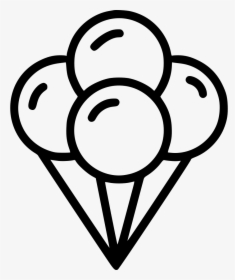 Balloons - Line Art, HD Png Download, Free Download