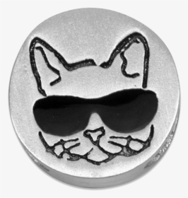 Cat Memorial Charm - Emblem, HD Png Download, Free Download