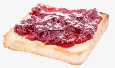 Jam Download Png Image - Strawberry Jam On White Toast, Transparent Png, Free Download