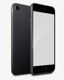 Iphone 7 Black Mock-up - Png Iphone 7 Mockup, Transparent Png, Free Download