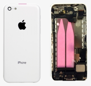 Back Cover Assembly W - Iphone 5c White Back, HD Png Download, Free Download