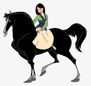 Disney Mulan On Horse, HD Png Download, Free Download