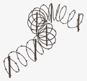 Barbwire Background Png - Drawing, Transparent Png, Free Download