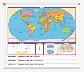 Rand Mcnally World Political Map, HD Png Download, Free Download