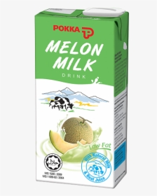 Melon Milk Drink - Pokka Melon Milk 1l, HD Png Download, Free Download