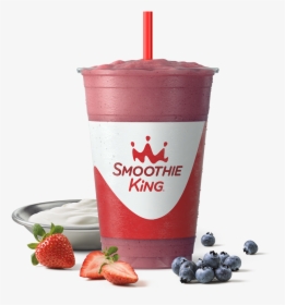 Sk Slim Greek Yogurt Strawberry Blueberry With Ingredients, HD Png Download, Free Download