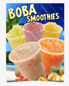 Bv-134 Boba Smoothies Poster - Smoothie Poster, HD Png Download, Free Download