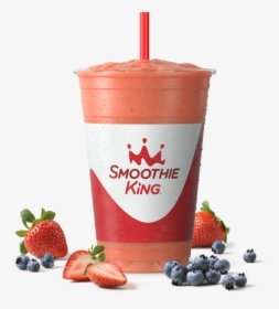 Sk Take A Break Berry Punch With Ingredients - Smoothie King Smoothie, HD Png Download, Free Download