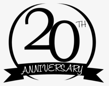 20th Anniversary Circle - 20th Wedding Anniversary Png, Transparent Png, Free Download