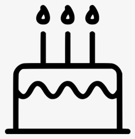 Cake Birthday Anniversary - Anniversary Icon Png, Transparent Png, Free Download