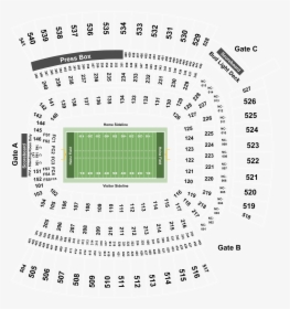 Seat Number Heinz Field Seating Chart With Rows, HD Png ...