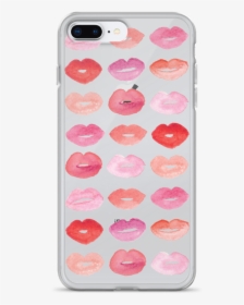Watercolor Kisses Phonecas Update Mockup Case On Phone - Mobile Phone Case, HD Png Download, Free Download