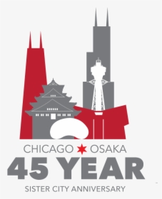 Chicago Osaka Sister Cities, HD Png Download, Free Download