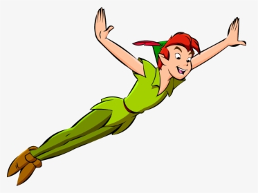 Download Peter Pan Free Download Png - Flying Peter Pan Clipart, Transparent Png, Free Download
