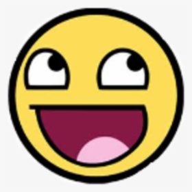 Awesome Face Transparent - Derp Smiley Face Png, Png Download, Free Download