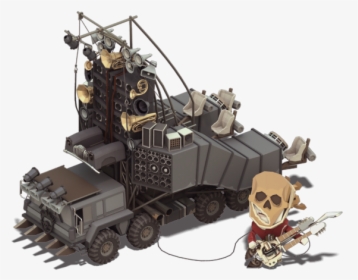 Mad Max Doof Wagon Doof Wagon 3d Illustration Iso Fanart - Scale Model, HD Png Download, Free Download