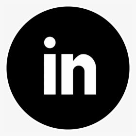 Instagram Button Png Black Clipart , Png Download - Linkedin Icon Vector Png Black, Transparent Png, Free Download