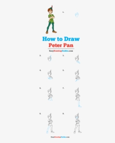 How To Draw Peter Pan - Draw Peter Pan Step By Step, HD Png Download, Free Download