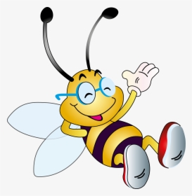 Honey Bee Images Cartoon Png - Bee Cartoon Png, Transparent Png, Free Download