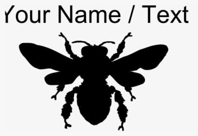 Transparent Bee Silhouette Png - Gucci Bee Clip Art, Png Download, Free Download