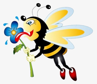 Bees Clipart Christmas - Honey Bee Funny, HD Png Download, Free Download