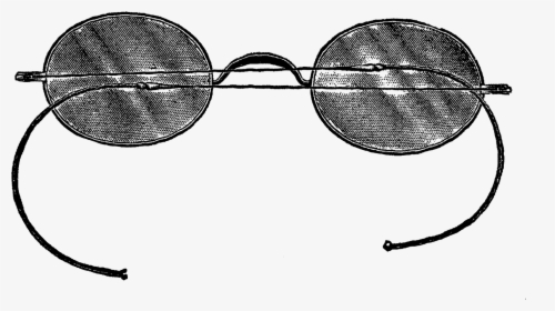 Eyeglasses Vintage Illustration Image - Glasses Vintage Illustration, HD Png Download, Free Download