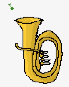 Tuba Pixel Art, HD Png Download, Free Download