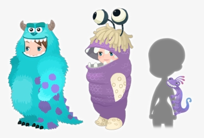 Transparent Monsters Inc Png - イラスト モンスターズ インク ブー 着ぐるみ, Png Download, Free Download