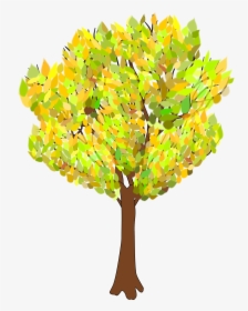 Tree In Autumn Clip Arts - Desenho De Arvore Png, Transparent Png, Free Download